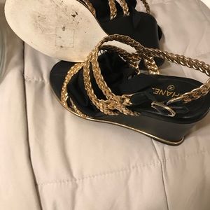 Chanel wedge